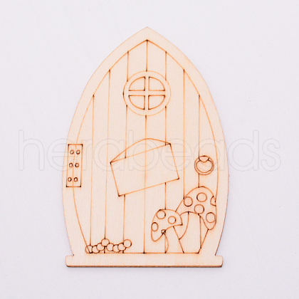 Natural Wood Cabochons WOOD-WH0104-31-1