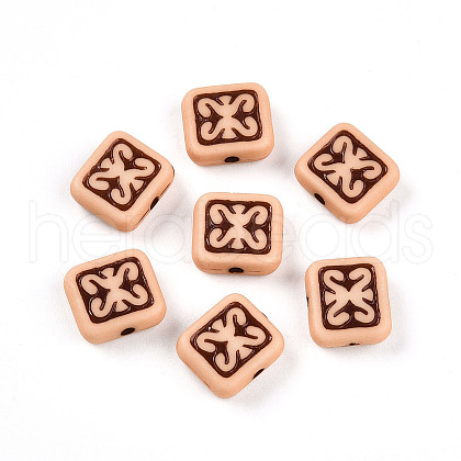 Opaque Acrylic Beads SACR-T017-29-1