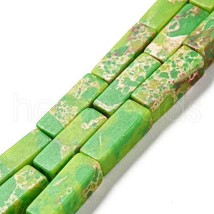 Synthetic Imperial Jasper Dyed Beads Strands G-D077-C01-12-1