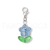 Glass Pendant Decorations HJEW-JM03379-4