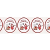 120 Round Paper Christmas Cartoon Sticker Rolls DIY-M070-09F-2