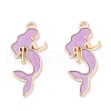 Alloy Enamel Pendants X-ENAM-N054-021D-4