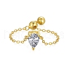 Mother's Day 925 Sterling Silver Rolo Chain Rings RJEW-A019-11-03G-1