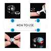 Tarnish Resistant Adjustable 304 Stainless Steel Finger Rings Components STAS-F149-20P-5