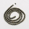 Rondelle Non-magnetic Synthetic Hematite Beads Strands G-D617-21A-2