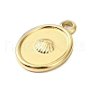 Ion Plating(IP) 304 Stainless Steel Pendants STAS-B058-07G-01-2