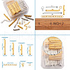  Jewelry Iron Slide On End Clasp Tubes FIND-PJ0001-01-11