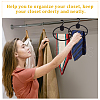 Plastic Hanging Display Stand for Silk Scarf ODIS-WH0099-29C-5