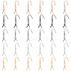 SUPERFINDINGS 30Pcs 5 Colors 316 Stainless Steel Earring Hooks STAS-FH0001-62-1