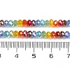 Electroplate Glass Beads Strands EGLA-D300-03-4mm-4