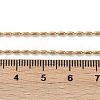 Ion Plating(IP) 304 Stainless Steel Oval Ball Chain Necklace for Men Women NJEW-M200-09G-2