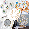 HOBBIESAY 4Pcs 4 Styles Bamboo Cross Stitch Embroidery Hoops DIY-HY0001-76-6