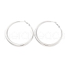 304 Stainless Steel Hoop Earrings EJEW-Z093-01P-02-4