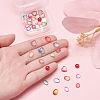 40Pcs 4 Style Transparent Glass Cabochons GGLA-YW0001-09-7