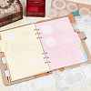 CRASPIRE 5 Sets 5 Styles PET Waterproof Hollow Lace Decorative Stickers DIY-CP0008-72-5