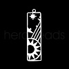 Non-Tarnish 201 Stainless Steel Pendants STAS-T056-LA709-1-1