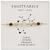 Natural Gemstone Constellation Beaded Bracelets NR2952-6-1