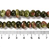 Natural Unakite Beads Strands G-G053-C06-01-5