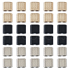 SUPERFINDINGS 30Pcs 3 Colors Zinc Alloy Slide Charms FIND-FH0008-74-1