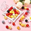 50Pcs Planting Acrylic Beads SACR-CJC0010-01A-5