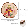 Printed Wood Round Sheets AJEW-WH0363-007-2