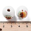 Fruit Theme Wood European Beads WOOD-M011-01A-3