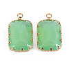 Transparent Glass Pendants GLAA-S193-005-A01-2