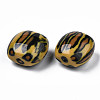 Two Tone Acrylic Beads OACR-S038-021-2