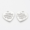 Tibetan Style Alloy Quote Pendants X-TIBE-Q085-04AS-LF-1