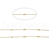 Ion Plating(IP) 304 Stainless Steel Double Heart Link Chains CHS-G027-11G-2