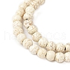 Synthetic Magnesite Beads Strands G-R016-A01-6mm-3