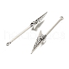 Tibetan Style Alloy Big Pendants FIND-G078-33C-AS-2