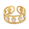 304 Stainless Steel Enamel Cuff Rings RJEW-M171-07G-2