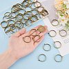 GOMAKERER 60Pcs Alloy Open Back Bezel Pendants TIBE-GO0001-07-3