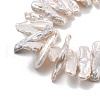 Natural Baroque Keshi Pearl Beads Strands PEAR-P064-03B-02C-4
