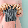 12Pcs 12 Style Sock Pendant Locking Stitch Markers HJEW-AB00645-6