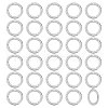BENECREAT 30Pcs 304 Stainless Steel Linking Rings STAS-BC0003-62B-1