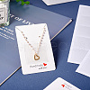 100Pcs Ractangle Kraft Paper Necklace Earring Display Cards AJEW-TA0001-26B-7