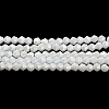 Opaque Solid Color Electroplate Glass Beads Strands EGLA-A039-P4mm-A15-1