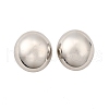 Brass Stud Earrings EJEW-S270-06P-2