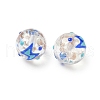 Luminous Handmade Enamel Gold Sand Glass Beads Strands LAMP-U004-08G-4