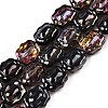 Electroplate Glass Beads Strands EGLA-T021-05K-1