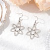 Atomic Structure 304 Stainless Steel Dangle Earrings EJEW-JE06420-1
