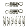 20Pcs Brass Screw Clasps KK-YW0002-40P-1