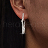 S925 Sterling Silver Star Stud Earrings NU9331-9