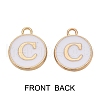 Golden Plated Alloy Charms ENAM-SZ0001-25A-C-2