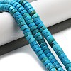 Dyed Natural Magnesite Beads Strands G-G121-A01-02-2