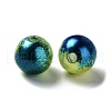Rainbow ABS Plastic Imitation Pearl Beads OACR-Q174-3mm-16-2