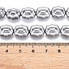 Electroplate Glass Beads Strands EGLA-T021-05M-4