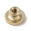 Golden Tone Wax Seal Brass Stamp Head DIY-B079-02G-28-2